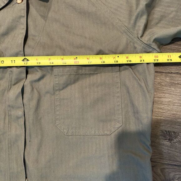 Gamine Workwear x Dickies Womens Miles Coveralls Size L 30”Inseam USA Made Olive - Picture 5 of 14